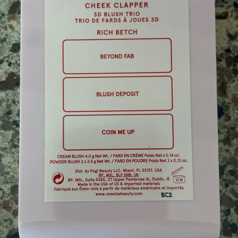 ONE/SIZE Cheek Clapper Blush Trio in Warm Brown & Taupe BNIB nwt RICH BETCH